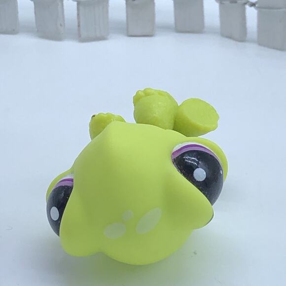 Authentic Littlest Pet Shop LPS Green Turtle Olive Shellstein #3579 - Picture 4 of 5